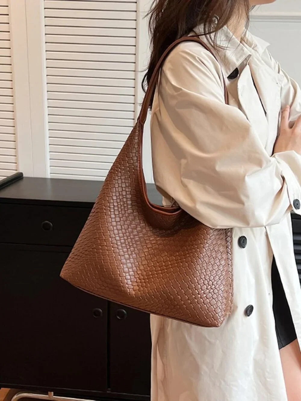 2026 Leather Tote Bag for Women Top-handle Shoulder Bag, Hobo Bags Large Capacit - Picture 3 of 6